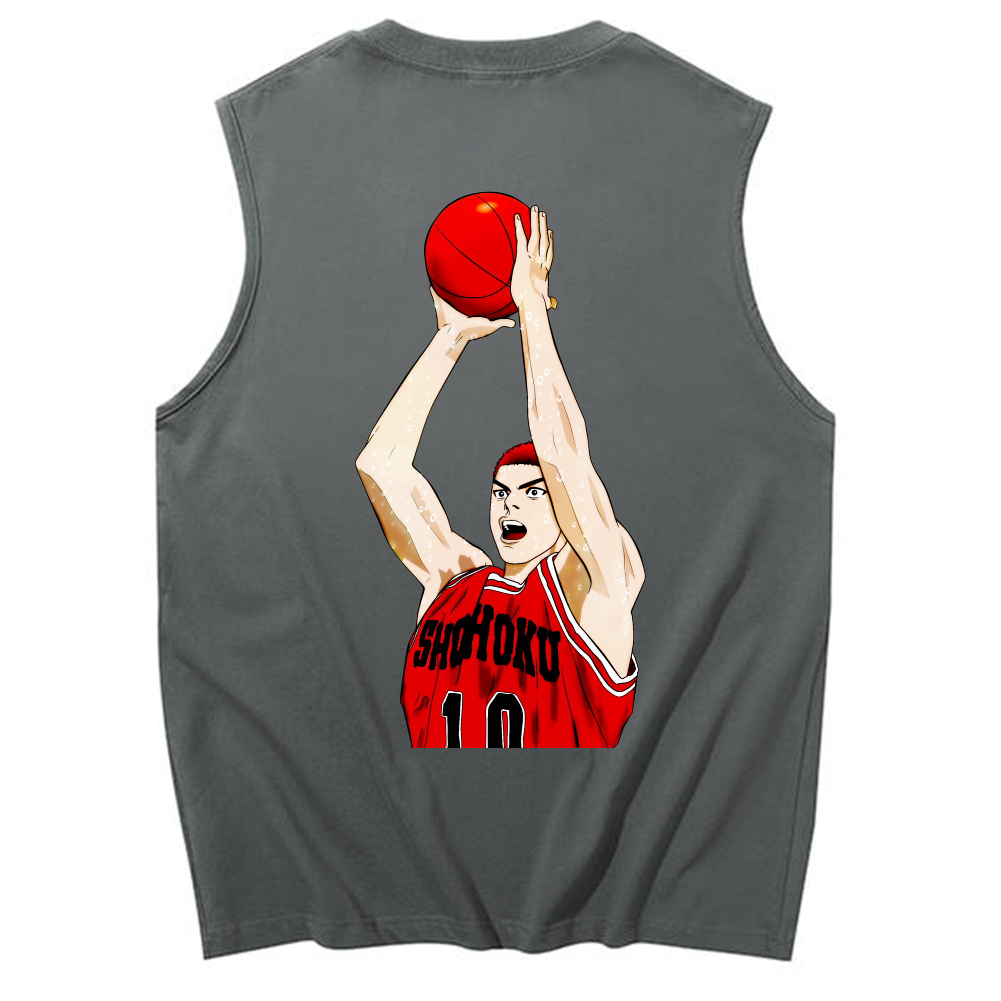 （画像用） SLAM DUNK／スラムダンク コットン100％タンクトップ（背面プリント）